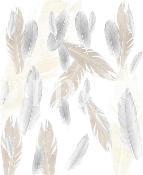 Feather Dream Pattern 3 Wallpaper - Happywall