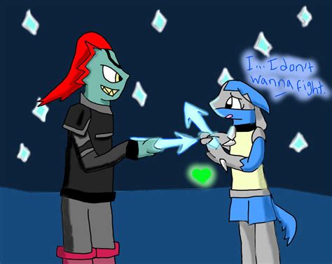 Undyne Fight by KYR22 on DeviantArt