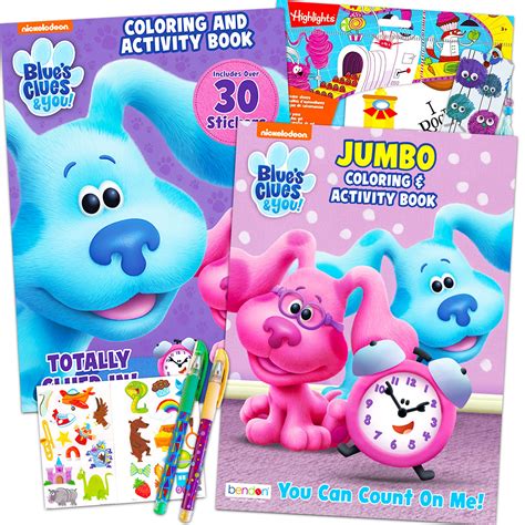 Buy Nick Shop Blue's Clues Coloring and Activity Bundle with 2 Blues ...