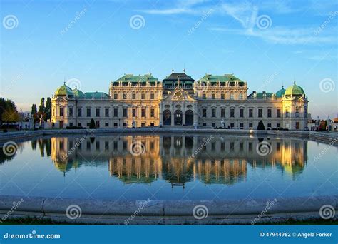 Belvedere Castle in Vienna stock photo. Image of castle - 47944962