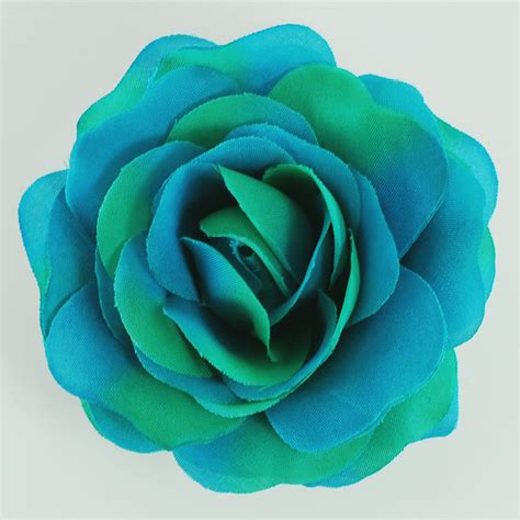 Large Teal Silk Flowers - Two Dragon Teal Silk Artificial Flower Arrangements in ... / The size ...