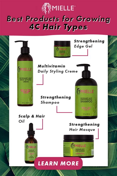 Products For Naturally Growing 4c Hair Types | Hair care growth ...