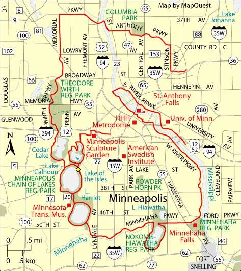 Minneapolis Grand Rounds Bike Path