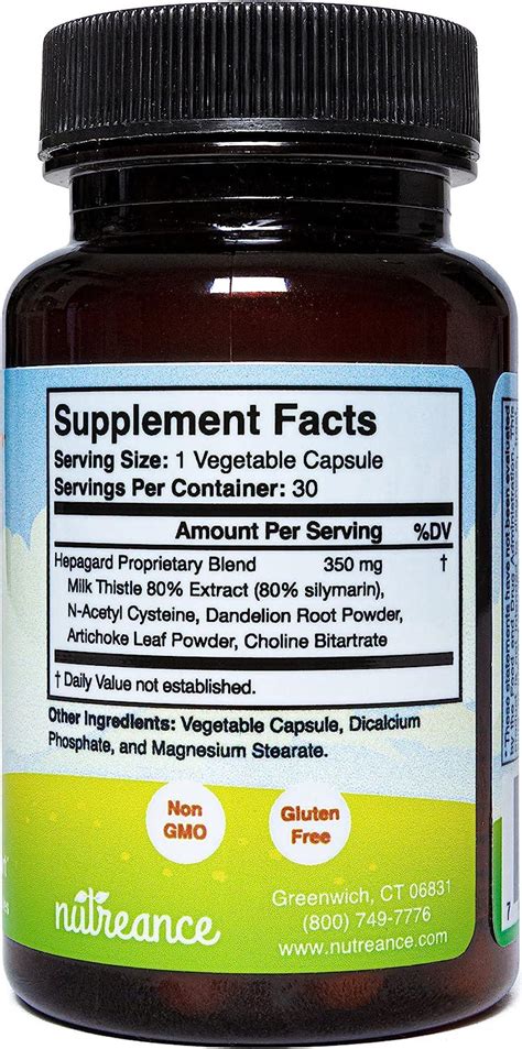 Hepagard Natural Liver Support Supplement | N-Acetyl Cysteine (NAC ...