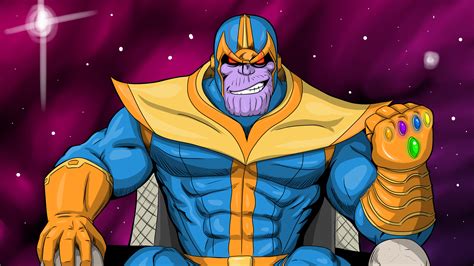 Thanos Marvel Comic Art Wallpaper Hd Superheroes 4k W - vrogue.co