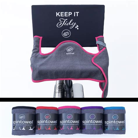 spintowel® - Designed for the bike that goes nowhere™. Towel slipcover for handlebars, wiping ...