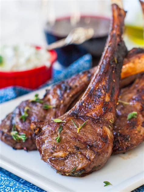 Garlic & Herb Grilled Lamb Chops (video) - Tatyanas Everyday Food