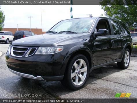 Obsidian Black - 2008 Saab 9-7X Aero - Desert Sand Interior | GTCarLot ...