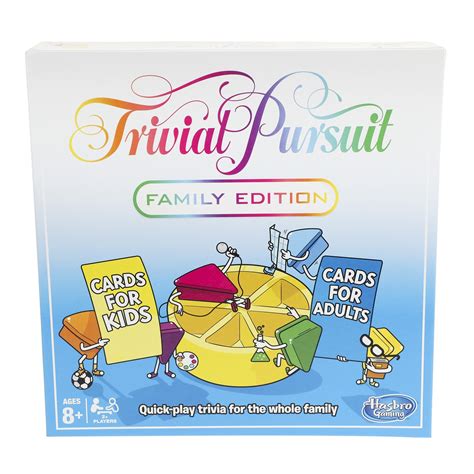 Trivial Pursuit Family Edition Board Game from Hasbro Gaming Reviews