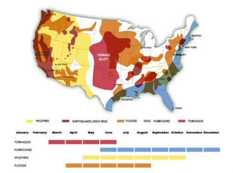 Natural Disaster Map of the U.S. | ReadyWise