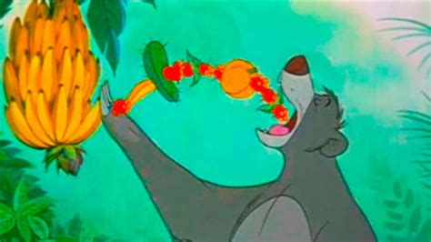 The Jungle Book - Bare Necessities - Baloo and Mowgli Song - YouTube