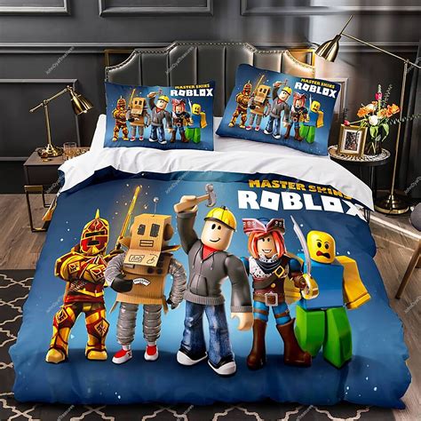 Roblox Bedding Set Roblox Gamer Quilt Blanket Roblox Boy - Etsy