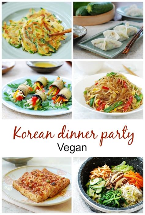 Korean Dinner Party Menu Ideas - Korean Bapsang