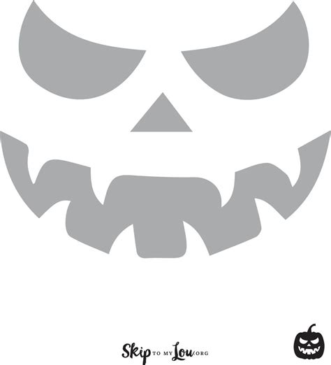 an image of a jack - o'- lantern pumpkin face with the words, step to