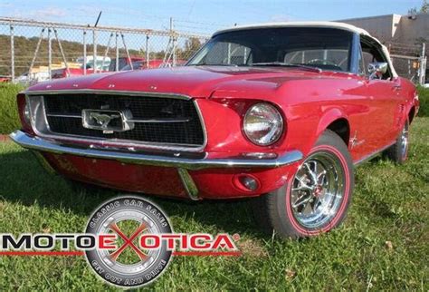 1967 Ford Mustang Convt Red | Motoexotica Classic Cars