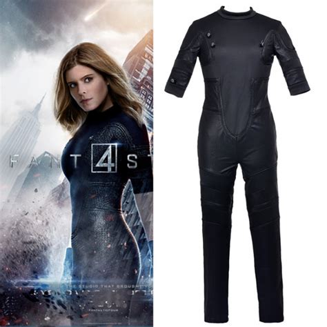 Fantastic Four Costume | Invisible Woman Cosplay Costume | Invisible Woman Costume Outfit