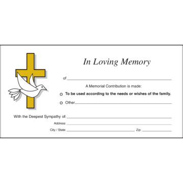 Memorial Contribution Envelopes with Dove Design Package Of 500 | HD Supply