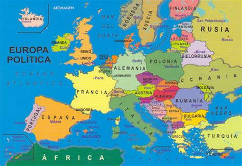 Map Of Europe In Spanish ~ ODSEPATU