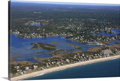 Charlestown Beach, Charlestown, Rhode Island, USA - Aerial Photograph Wall Art, Canvas Prints ...