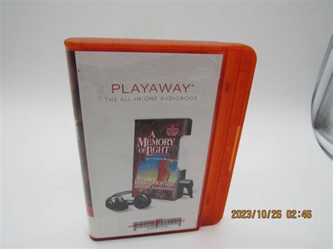 PLAYAWAY AUDIOBOOKS (A MEMORY OF LIGHT) | eBay