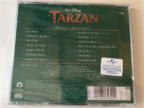 Tarzan (Original Soundtrack) / Songs by Phil Collins ‎/ Score composed by Mark Mancina / Walt ...