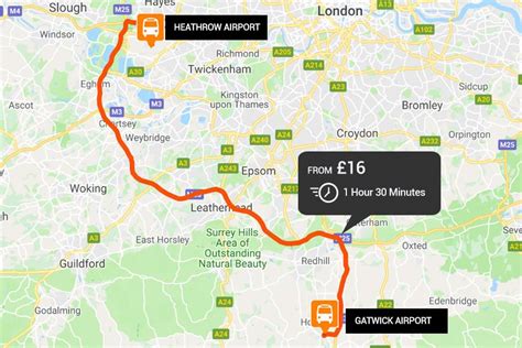 Book Gatwick to Heathrow Bus & Coach from £16 on easyBus.com | Cheapest ...