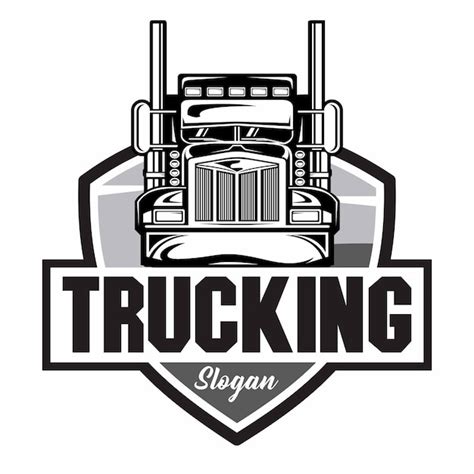 Premium Vector | Trucking company logo