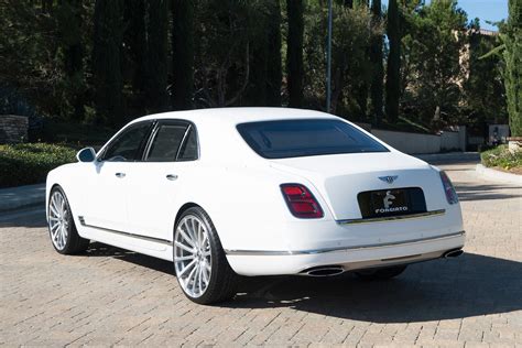 White Bentley Mulsanne Enhacned with Chrome — CARiD.com Gallery