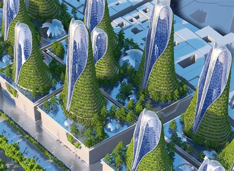 Vincent Callebaut’s 2050 Vision of Paris as a “Smart City” with 8 Plus-Energy Towers