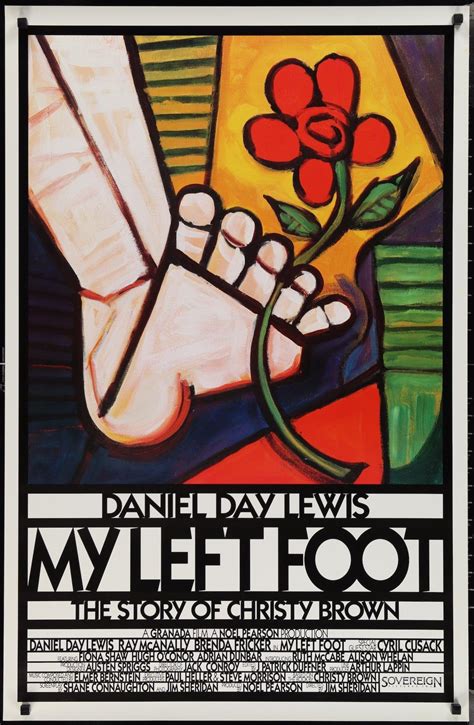 My Left Foot Movie Poster 1989 1 Sheet (27x41)