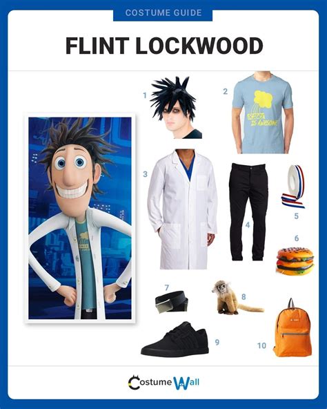 Dress Like Flint Lockwood Costume | Halloween and Cosplay Guides