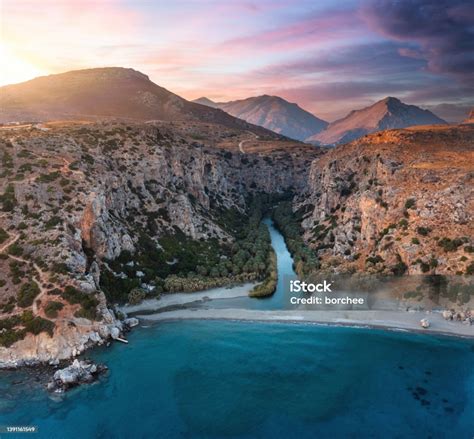 Preveli Gorge Crete Stock Photo - Download Image Now - Crete, Rethymnon ...