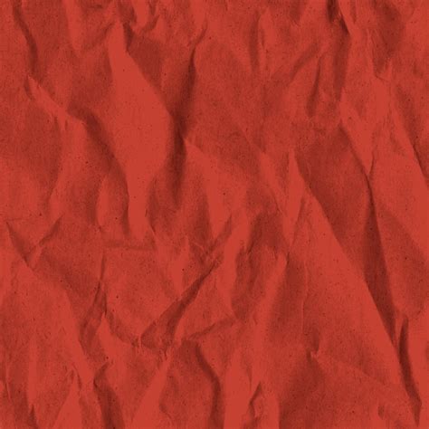 Red crumpled paper texture seamless 10852