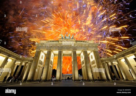 Brandenburg Gate, fireworks, Berlin Stock Photo, Royalty Free Image: 25680343 - Alamy