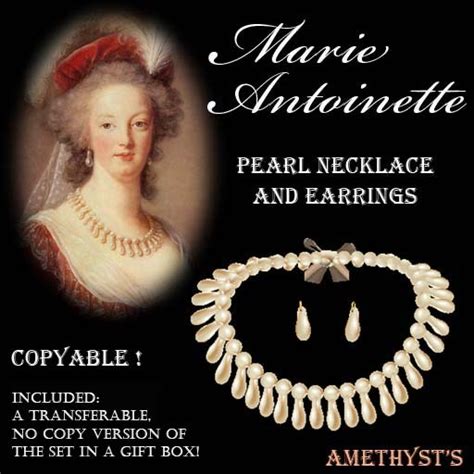 Second Life Marketplace - Marie Antoinette Pearl Necklace and Earrings