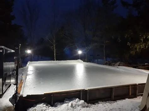 Simple Outdoor Hockey Rink Lighting Solutions - PlayedOnIce