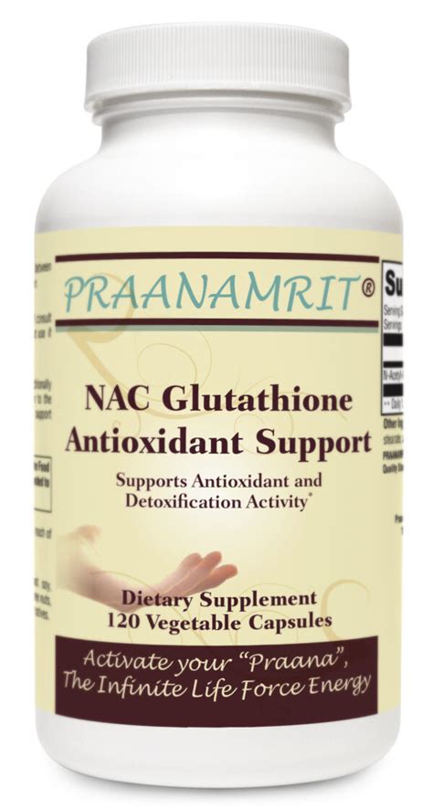 NAC Glutathione Antioxidant Support - Praana Integrative & Functional ...