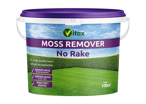 Moss Remover No Rake tub - 100sqm (Vitax) - Lawn UK