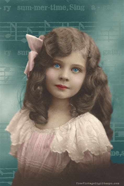 **FREE ViNTaGE DiGiTaL STaMPS**: Free Vintage Printable - Young Girl Photo