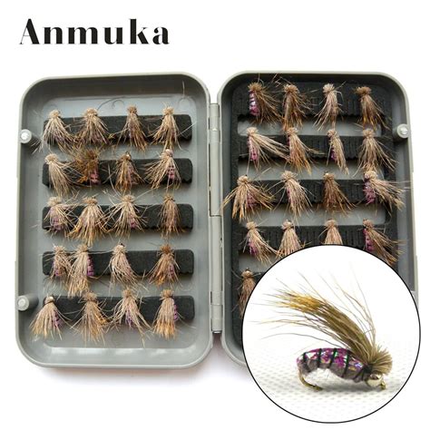 Anmuka Dry Flies Trout Various Artificial Insect Baits Tying Single ...