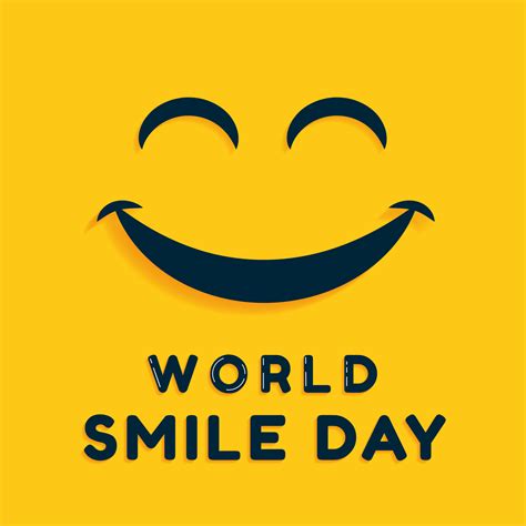 world smile day illustration design 11490865 Vector Art at Vecteezy