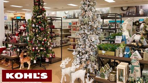 KOHL'S CHRISTMAS DECOR CHRISTMAS DECORATIONS ORNAMENTS SHOP WITH ME SHOPPING STORE WALK THROUGH ...