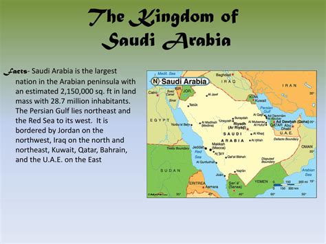 PPT - The Kingdom of Saudi Arabia PowerPoint Presentation, free ...