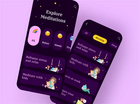 Meditation app. by Joseph Chimezie on Dribbble