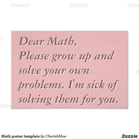 Math Poster Template Math Poster Funny Posters Make Y - vrogue.co