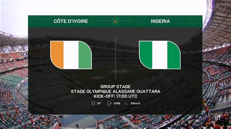 Ivory Coast vs Nigeria Full Match Replay - CAF Africa Cup of Nations 2023