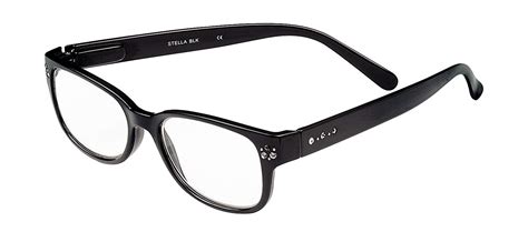 SIGHT STATION Plus 1.50 Black Rhinestone Stella Reading Glasses – BigaMart