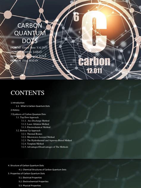 Carbon Quantum Dots 1 | PDF