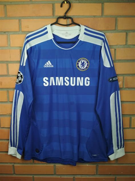 Buy Lukaku Chelsea Jersey L 2011 2012 UEFA Shirt Long Sleeve V13926 ...