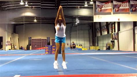 2011 - Level 5 Cheerleading Tumbling Skills - YouTube